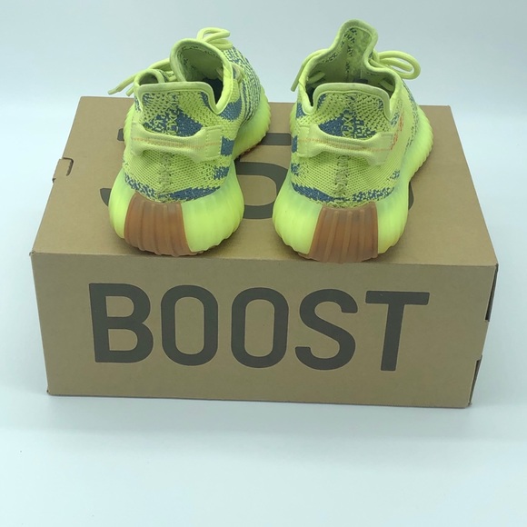 Yeezy boost 350 v2 semi frozen yellow - Picture 2 of 5
